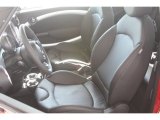 2012 Mini Cooper S Hardtop Punch Carbon Black Leather Interior