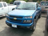 2012 Aqua Blue Metallic Chevrolet Colorado Work Truck Extended Cab 4x4 #54202327
