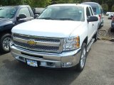 2012 Summit White Chevrolet Silverado 1500 LT Extended Cab 4x4 #54202319