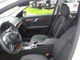 2012 Mercedes-Benz C 250 Luxury Black Interior