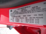 2012 GMC Canyon SLE Crew Cab Info Tag