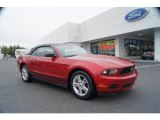 2010 Red Candy Metallic Ford Mustang V6 Convertible #54203505