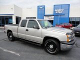 2005 Silver Birch Metallic Chevrolet Silverado 1500 Extended Cab 4x4 #54242081