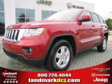 2011 Inferno Red Crystal Pearl Jeep Grand Cherokee Laredo #54242047