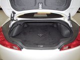 2011 Infiniti G 37 S Sport Coupe Trunk