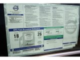 2012 Volvo S60 T6 AWD Window Sticker