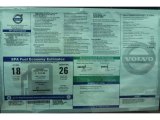 2012 Volvo S60 R-Design AWD Window Sticker