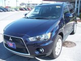 2012 Cosmic Blue Metallic Mitsubishi Outlander SE AWD #54256507