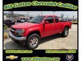 2012 Victory Red Chevrolet Colorado LT Extended Cab 4x4 #54257617