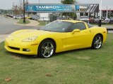 2008 Velocity Yellow Chevrolet Corvette Coupe #54257043