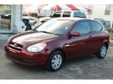 2007 Wine Red Hyundai Accent GS Coupe #54256382