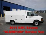 2011 Summit White GMC Savana Cutaway 3500 Commercial Utility Truck #54257386