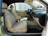 2008 Volkswagen New Beetle S Convertible Cream Beige Interior