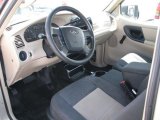 2008 Ford Ranger XL SuperCab Medium Pebble Tan Interior