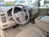 2011 Nissan Titan SV Crew Cab 4x4 Almond Interior