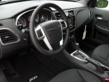 2012 Chrysler 200 Touring Sedan Black Interior