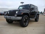 Black Jeep Wrangler in 2007