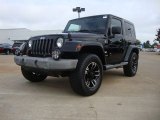 Black Jeep Wrangler in 2007