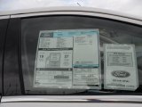 2012 Ford Edge Limited Window Sticker