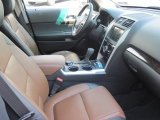 2012 Ford Explorer Limited 4WD Charcoal Black/Pecan Interior