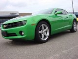 2010 Synergy Green Metallic Chevrolet Camaro LT Coupe #54378834