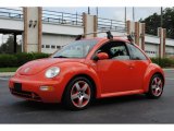 2002 Volkswagen New Beetle Special Edition Snap Orange Color Concept Coupe