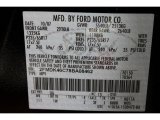 2008 Edge Color Code for Black - Color Code: UA