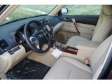 2012 Toyota Highlander Limited 4WD Sand Beige Interior