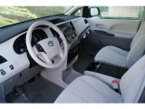 2012 Toyota Sienna LE AWD Light Gray Interior