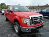 2011 Race Red Ford F150 XLT SuperCab 4x4 #54378905