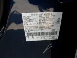 2012 Edge Color Code for Dark Blue Pearl Metallic - Color Code: DX