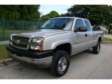 2004 Sandstone Metallic Chevrolet Silverado 2500HD LS Extended Cab 4x4 #54418534