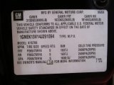2004 Chevrolet Tahoe LS 4x4 Info Tag