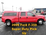 2006 Red Clearcoat Ford F350 Super Duty Lariat Crew Cab Dually #54419349