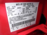 2006 F350 Super Duty Color Code for Red Clearcoat - Color Code: F1