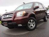 2007 Dark Cherry Pearl Honda Pilot EX-L #54418449