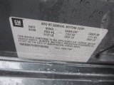 2008 Cadillac STS 4 V6 AWD Info Tag