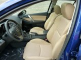2012 Mazda MAZDA3 s Touring 5 Door Dune Beige Interior