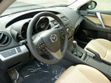 2012 Mazda MAZDA3 s Touring 5 Door Dune Beige Interior