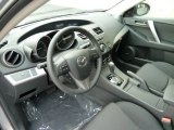 2012 Mazda MAZDA3 s Touring 5 Door Black Interior