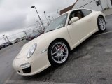 Cream White Porsche 911 in 2010