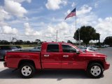 2009 Dodge Dakota Inferno Red Crystal Pearl