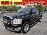 2008 Brilliant Black Crystal Pearl Dodge Ram 1500 Lone Star Edition Quad Cab #54419084