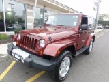 2010 Red Rock Crystal Pearl Jeep Wrangler Sahara 4x4 #54419069