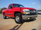 2000 Victory Red Chevrolet Silverado 1500 Regular Cab 4x4 #54509365