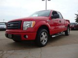 2009 Bright Red Ford F150 STX SuperCab #54509364