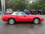 Torch Red Chevrolet Corvette in 1993