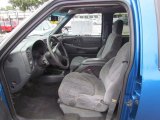 2001 Chevrolet S10 LS Crew Cab 4x4 Graphite Interior