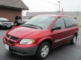 2001 Inferno Red Tinted Pearlcoat Dodge Caravan SE #54509348