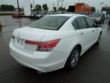 White Orchid Pearl Honda Accord in 2012